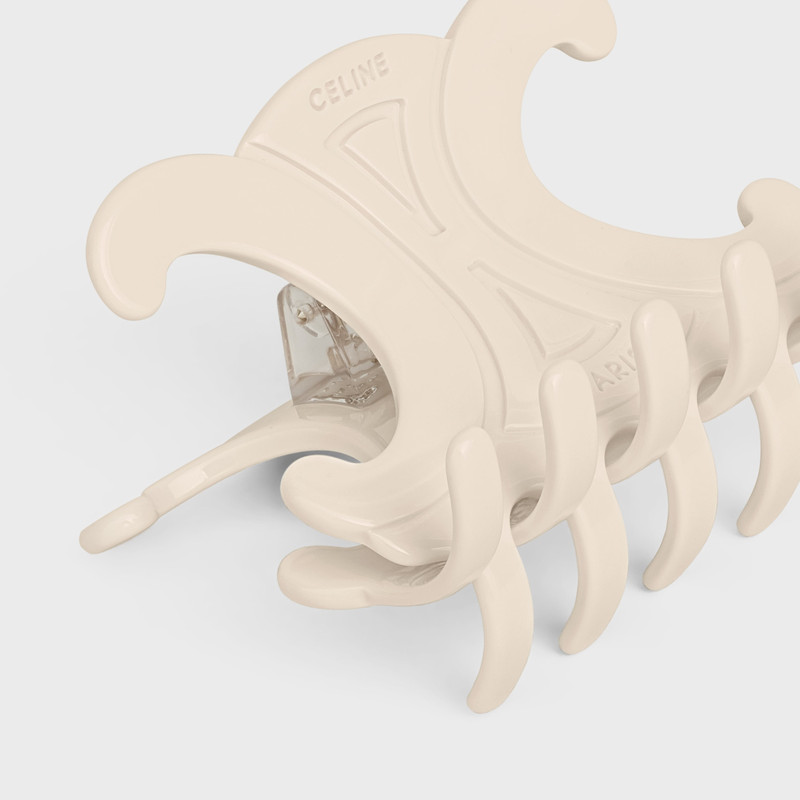 Triomphe Large Hair Claw in Acetate and Steel 3