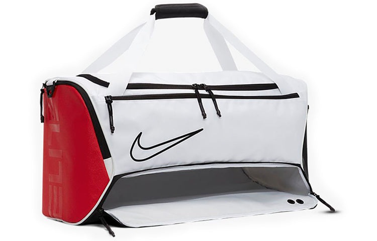 Nike Elite Basketball Duffel Bag 'White Black University Red' BA6163-100 - 4