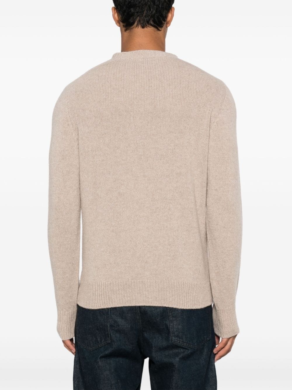 crew-neck cashmere jumper - 4
