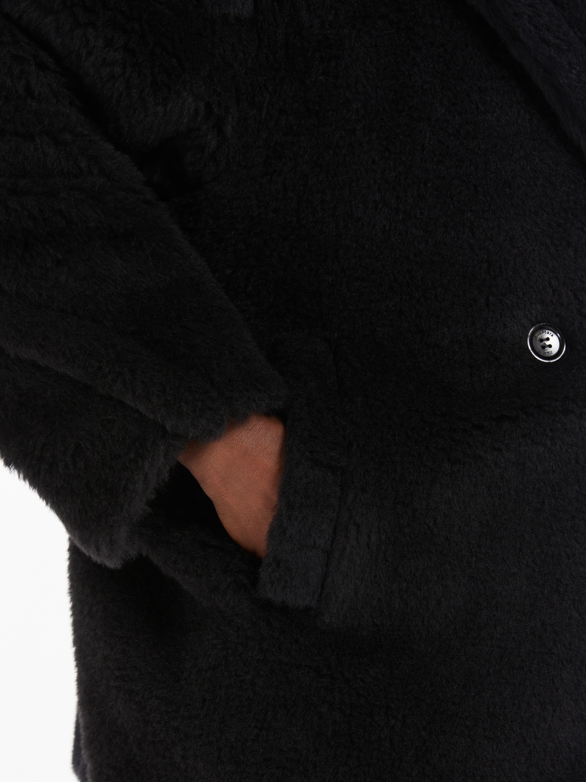 FUXIA Short Teddy Bear Icon Coat in alpaca and wool - 5