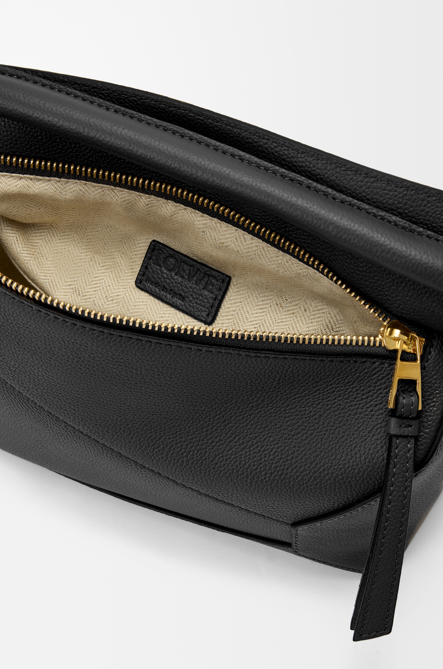 Small Puzzle Edge bag in soft grained calfskin - 9