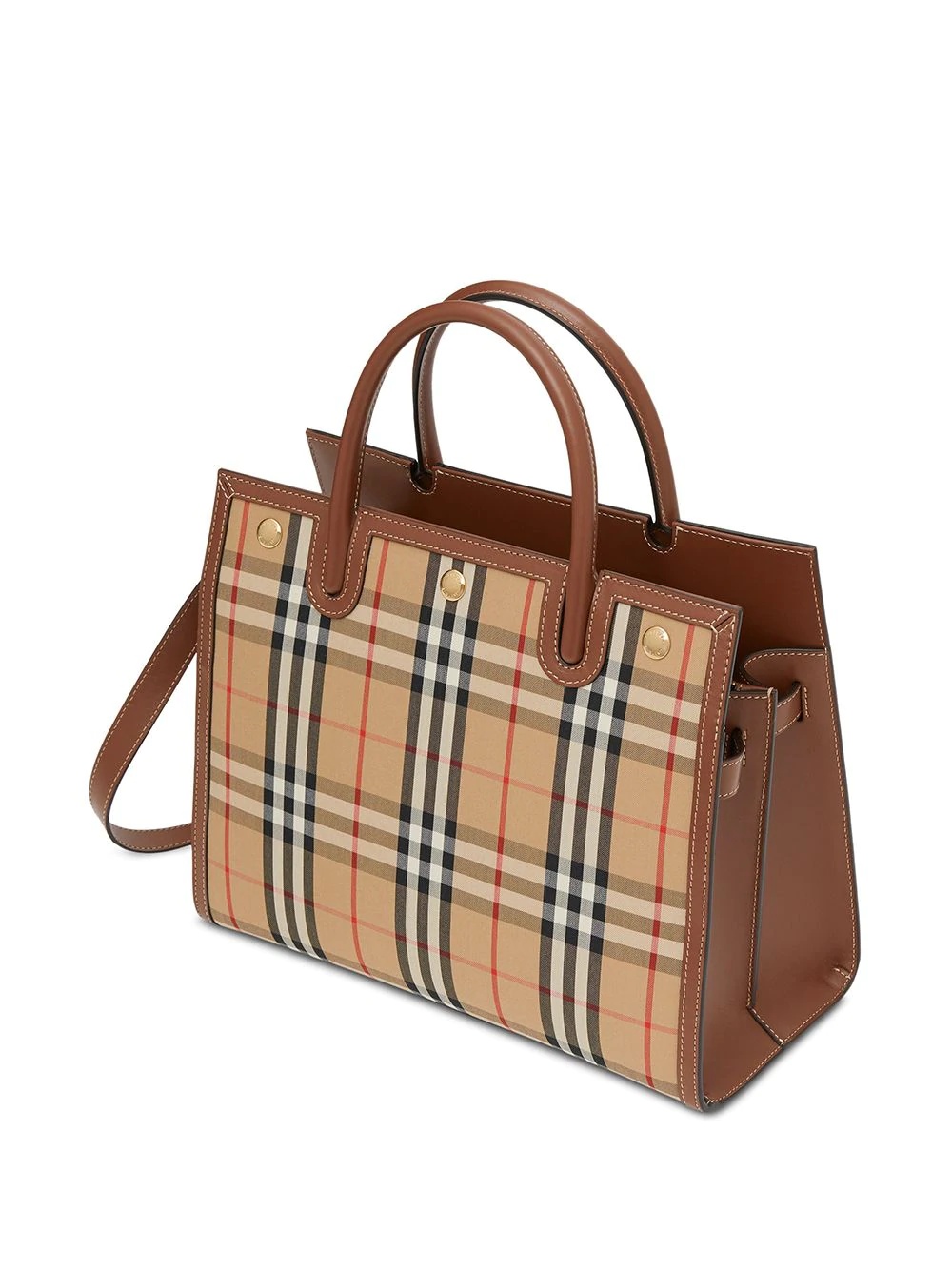 small Vintage Check two handle title bag - 6