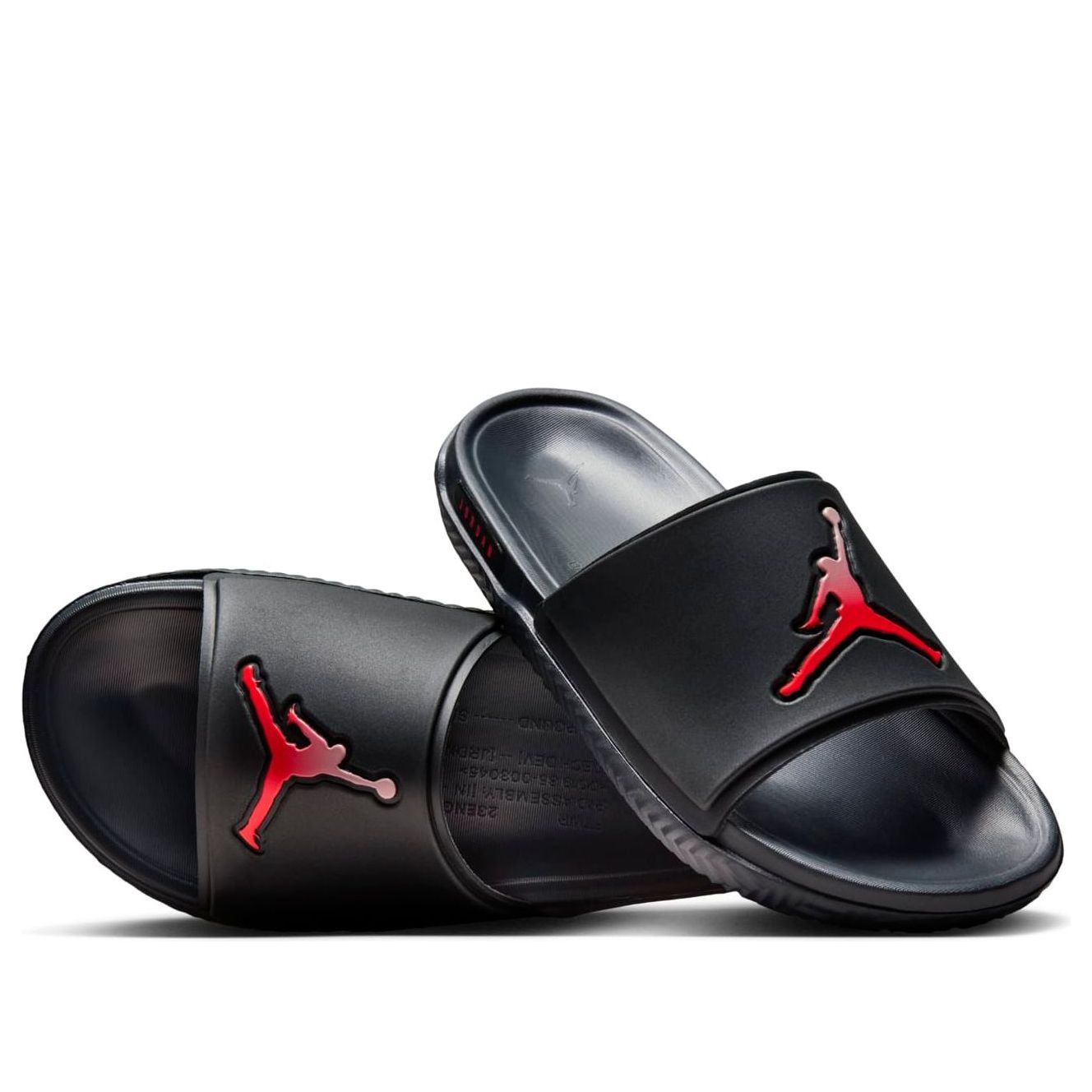 Air Jordan Paris Saint-Germain Jumpman Slides 'PSG - Black Infrared'  FQ7962-001 - 3