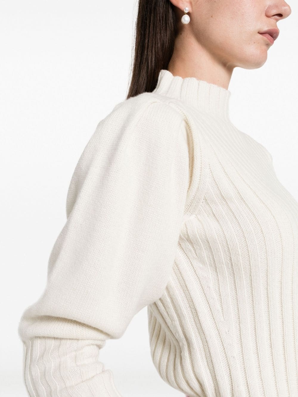 ribbed-knit cashmere jumper - 5