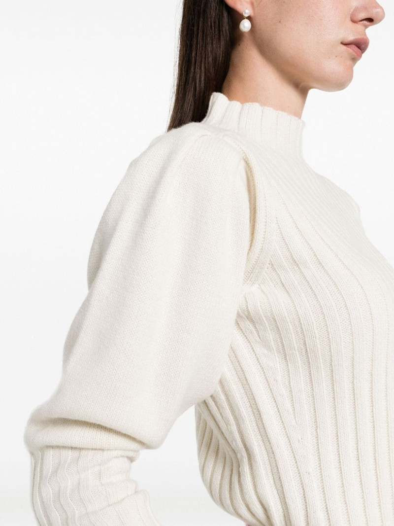 ribbed-knit cashmere jumper 5