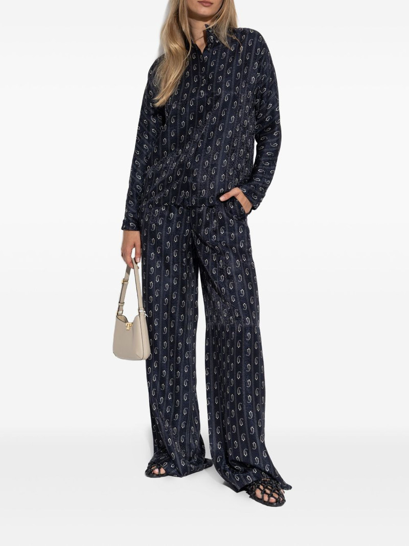 TORY BURCH paisley print wide-leg trousers outlook