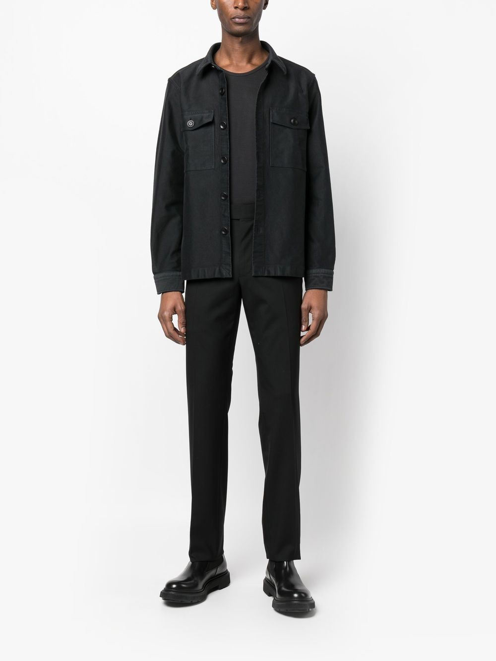 Shelton wool tailored trousers - 2
