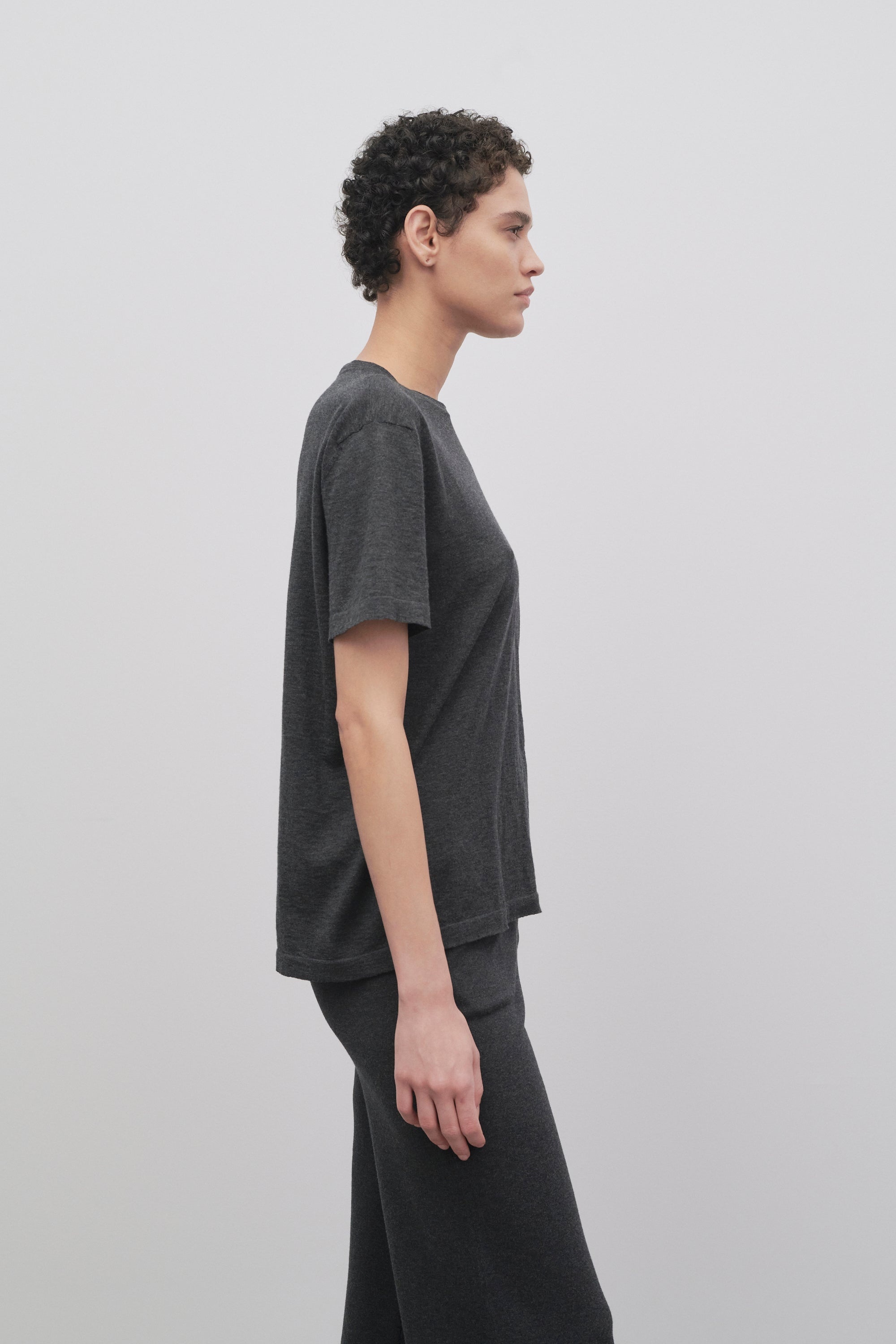 Fayola Top in Cotton and Cashmere - 4