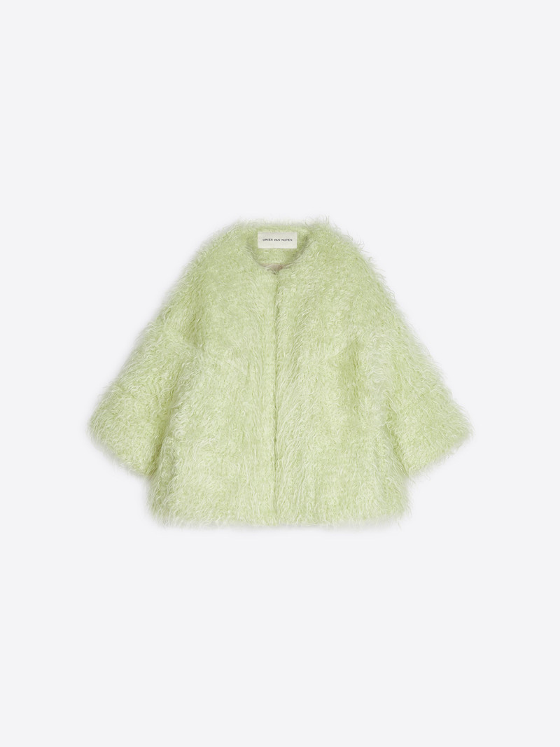 FAUX FUR COCOON JACKET - 1
