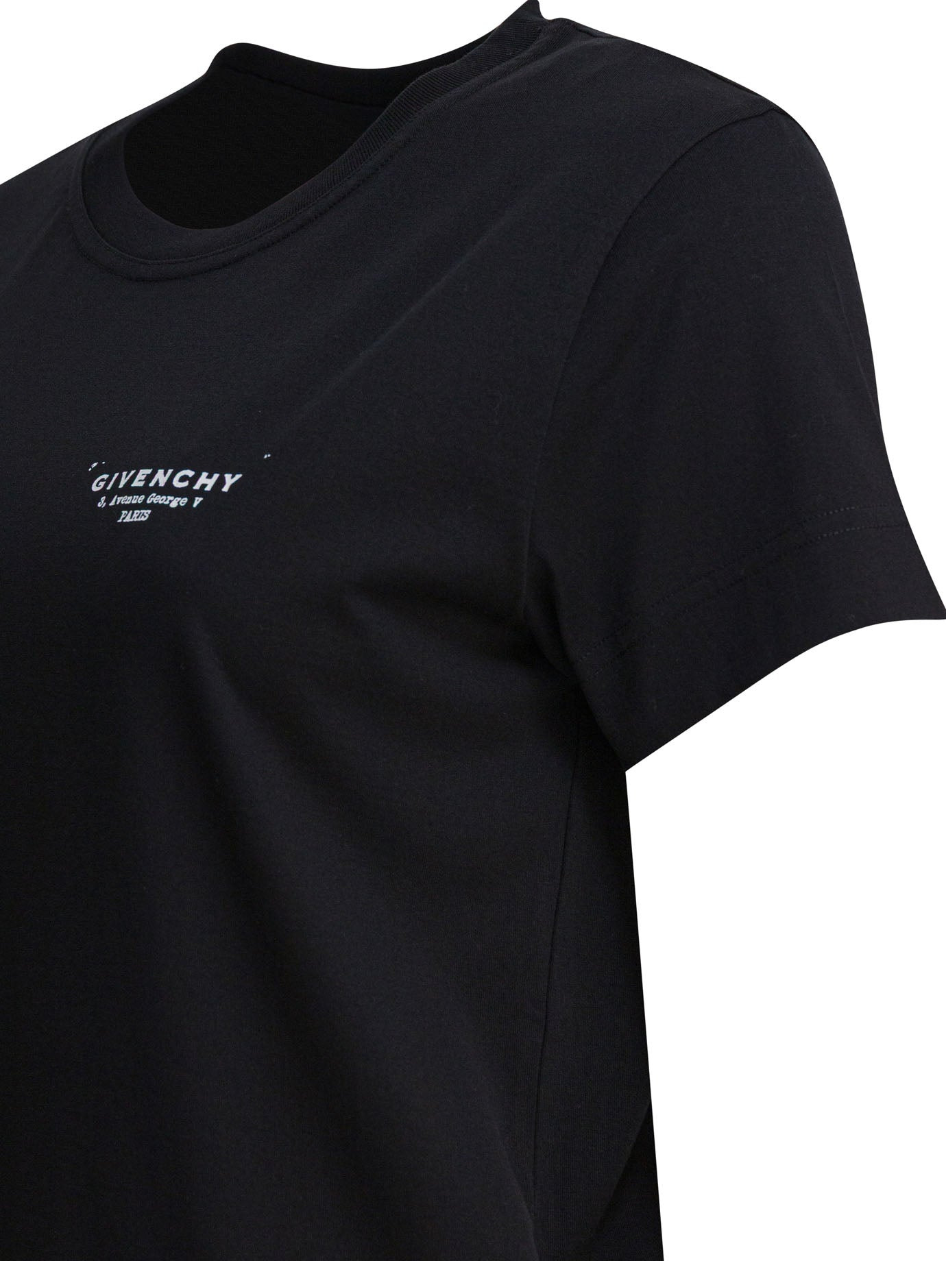 Givenchy Women T-Shirt With Givenchy Print - 4