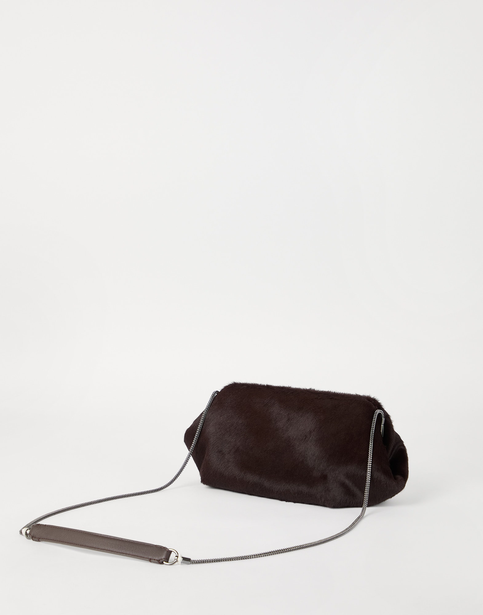 Eclipse bag in calf hair with precious chain - 2