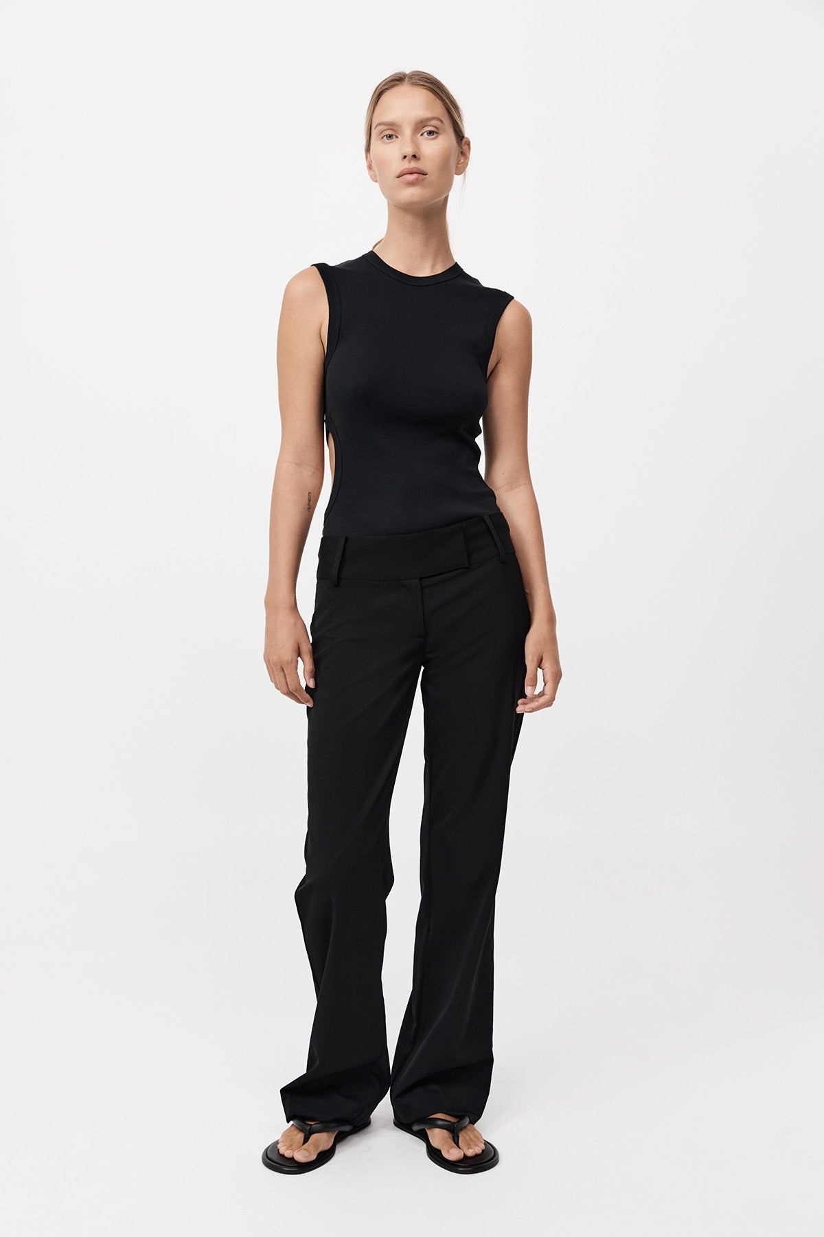 90s Relaxed Pants - Black - 2