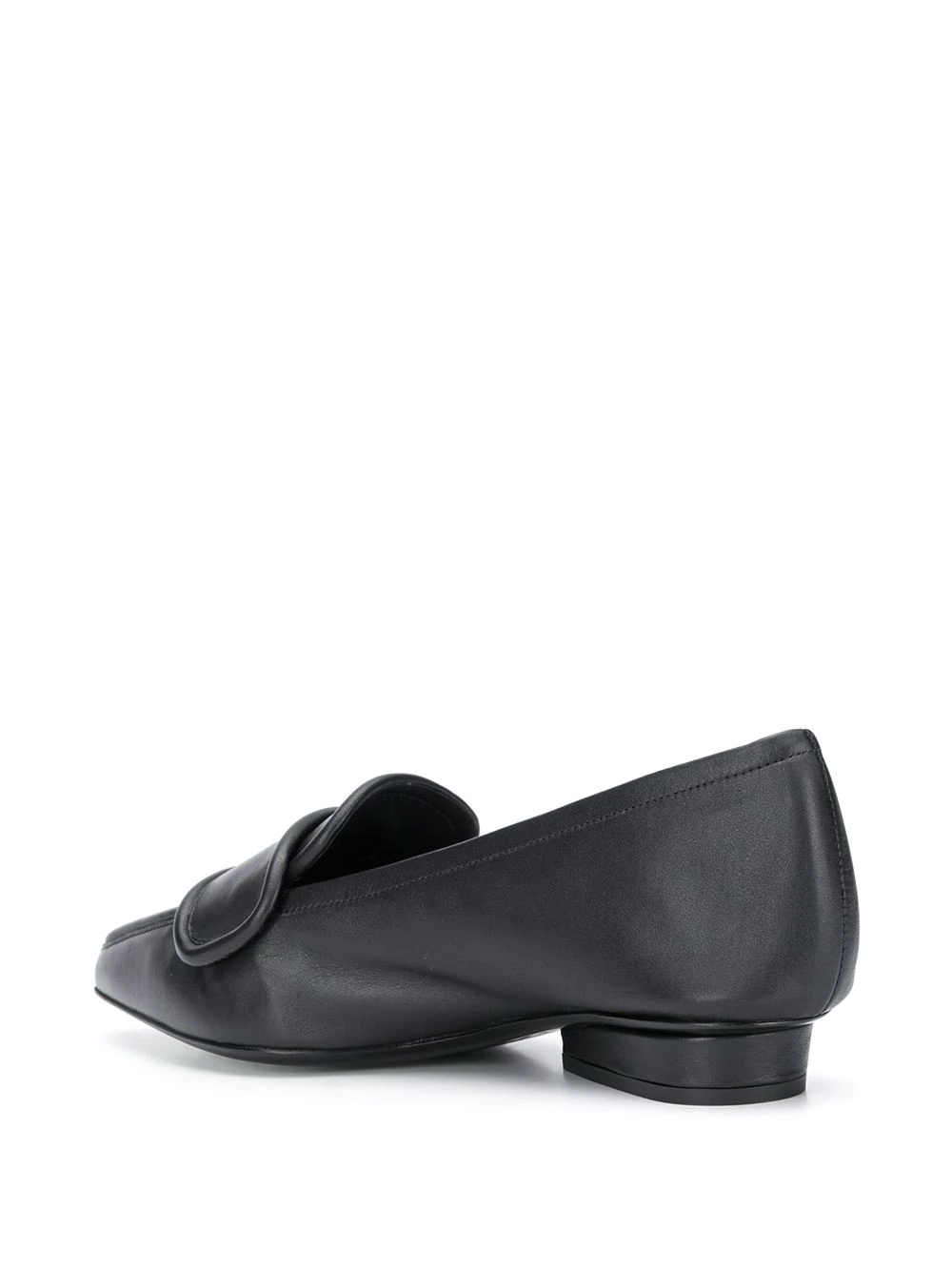 pointed leather loafers  - 3