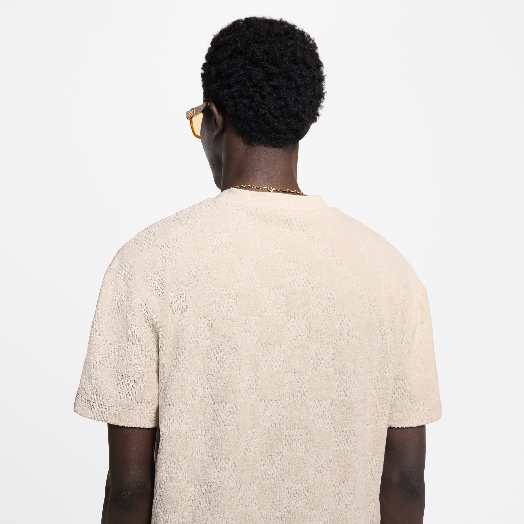 Damier French Terry T-Shirt - 4