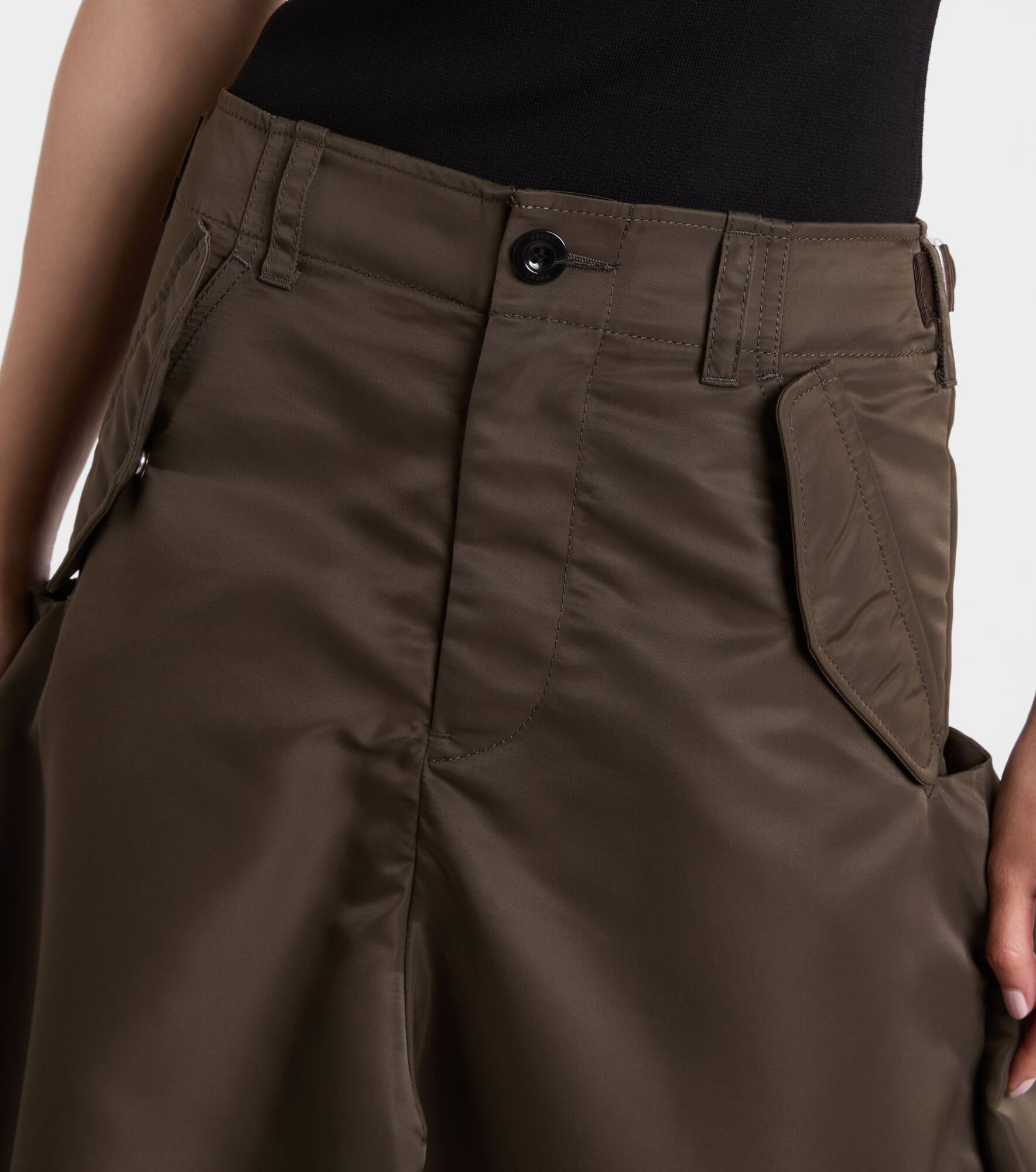 Twill maxi skirt - 4