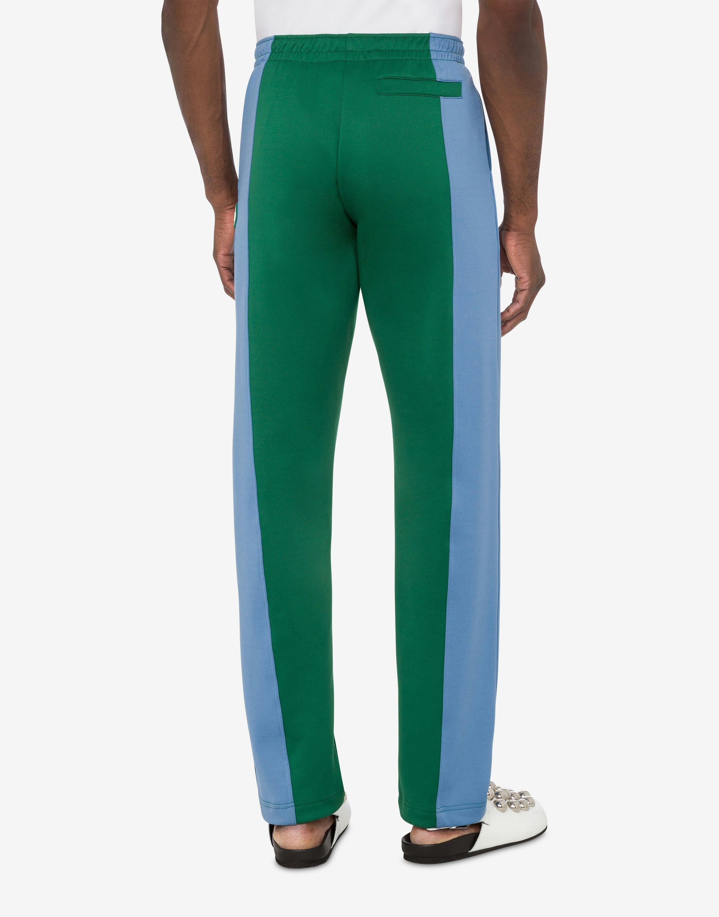 OVAL PATCH NYLON-COTTON TECHNICAL JOGGERS - 3