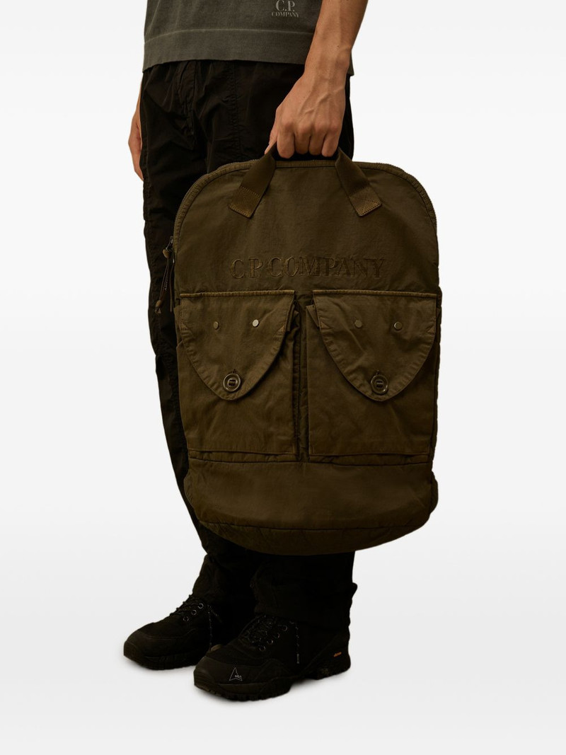 C.P. Company embossed-logo front-pocket backpack outlook