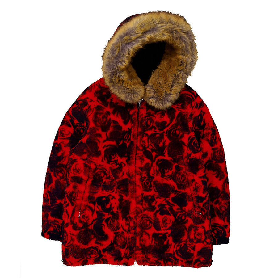 Burberry Shearling Jacket With Floral Print - 5