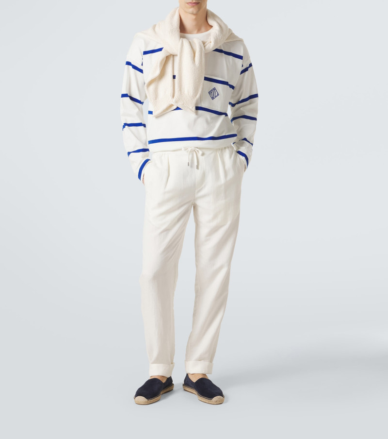 Ralph Lauren Silk and linen straight pants outlook