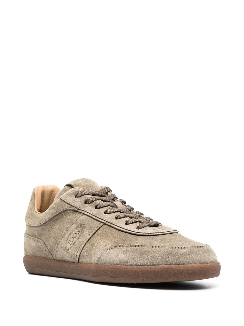 panelled low-top sneakers - 2