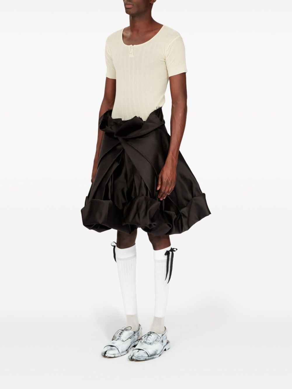 button-placket T-shirt - 6