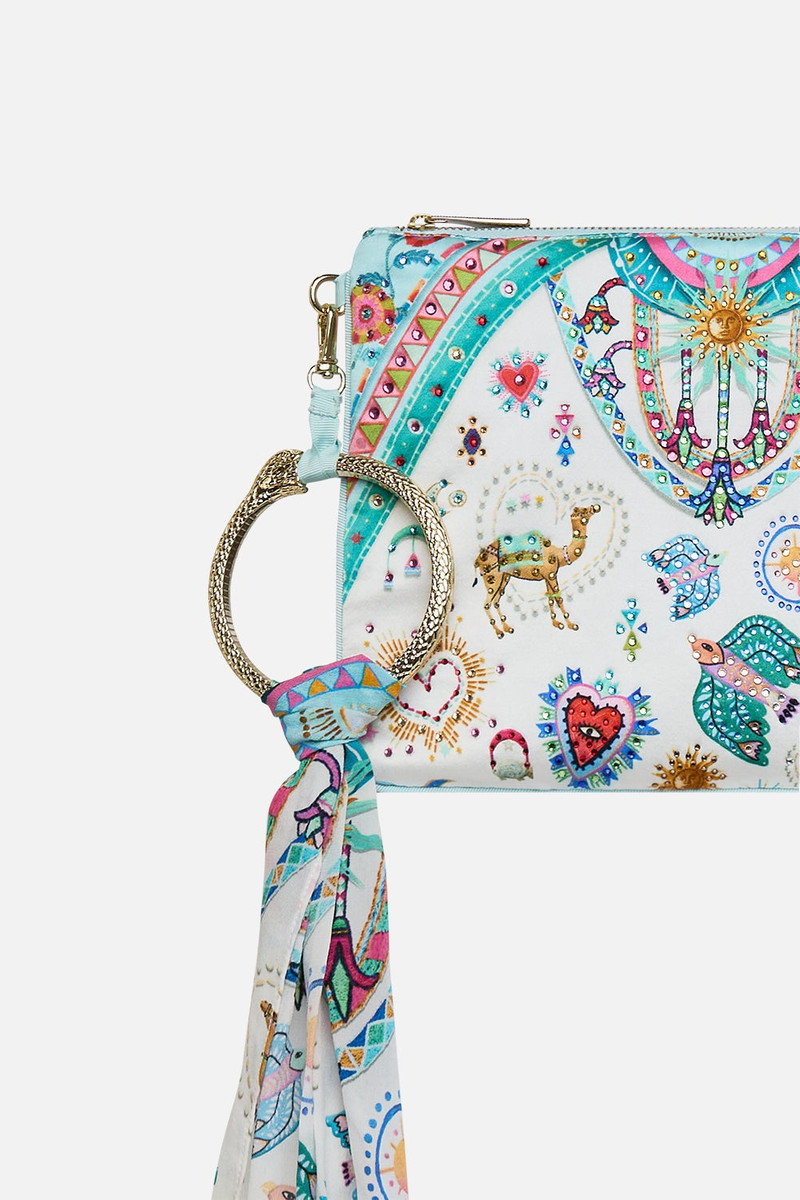 CAMILLA RING SCARF CLUTCH outlook