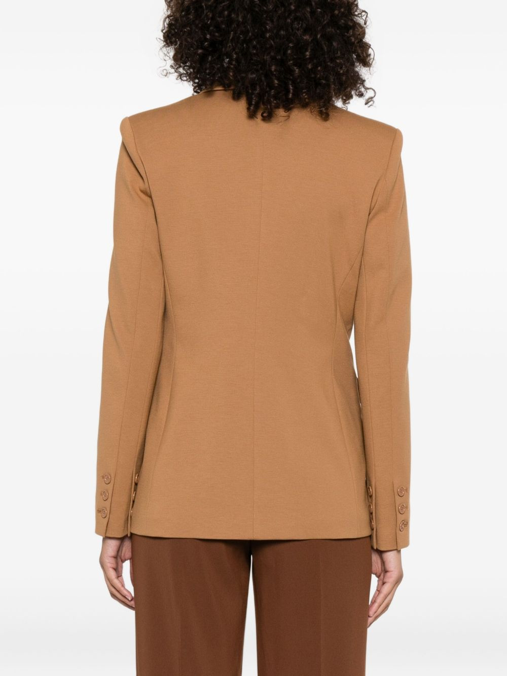 notched-lapel blazer - 4