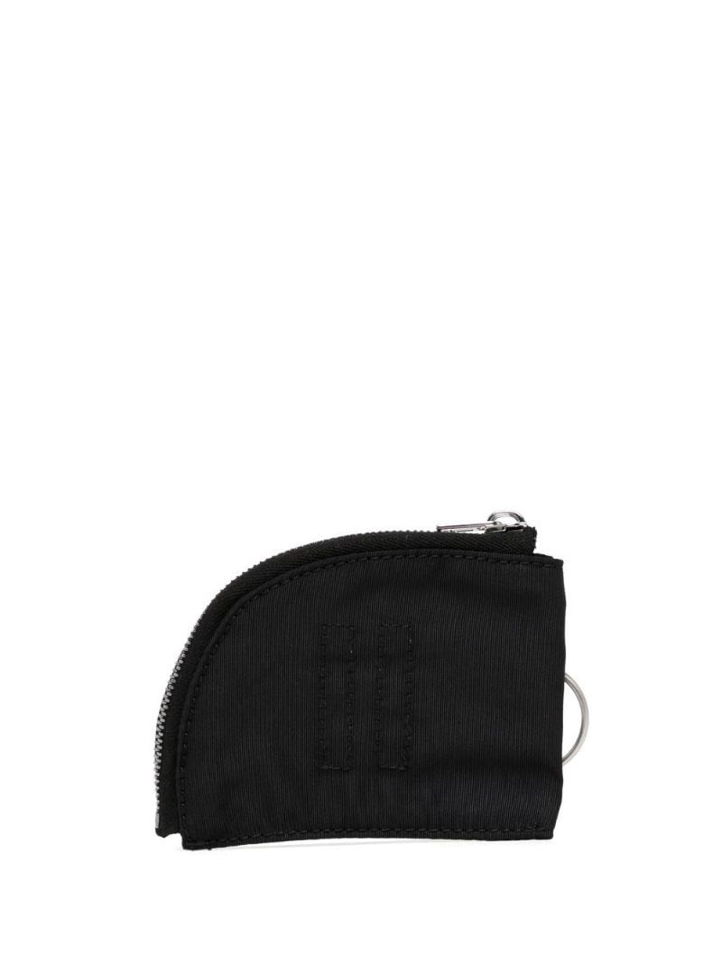 Rick Owens DRKSHDW half-zip keychain wallet outlook