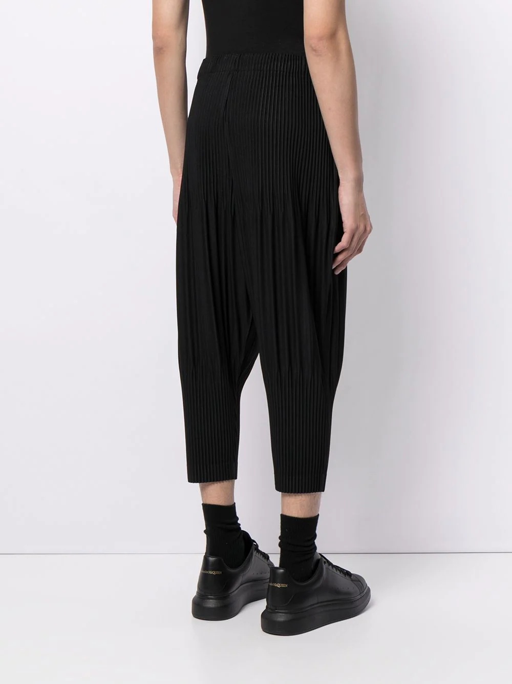 tapered pleated trousers - 4