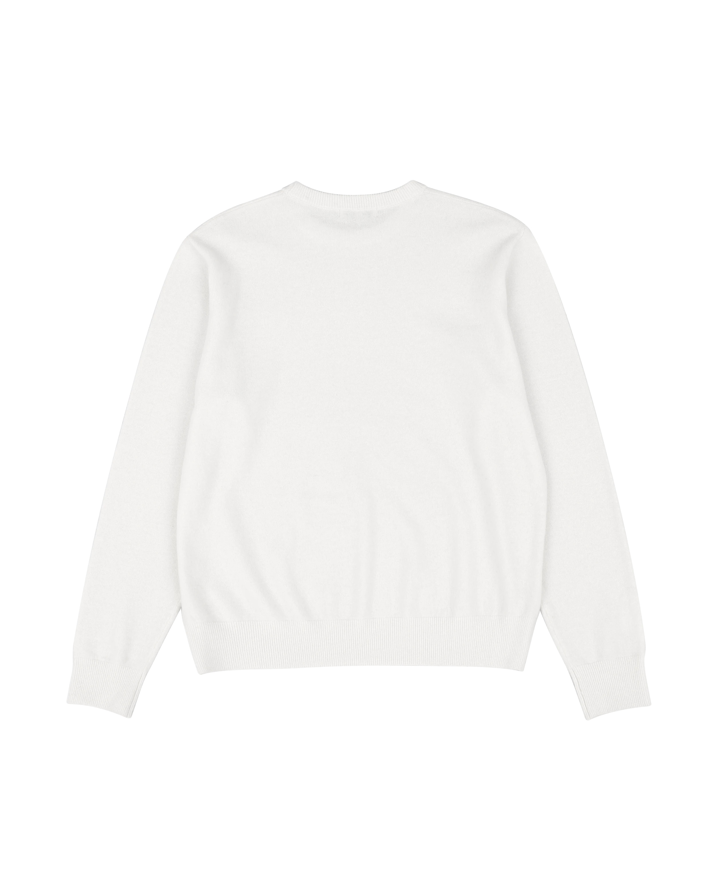 KNIT CREWNECK BONE - 4