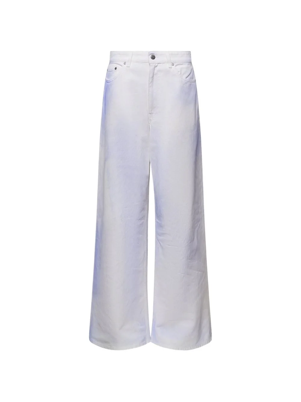 sprayed wide-leg jeans - 1