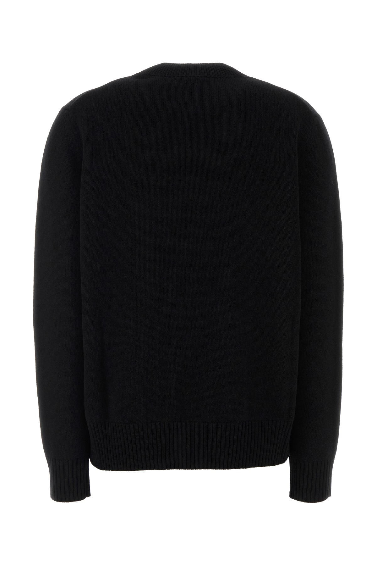 Black wool blend sweater - 2