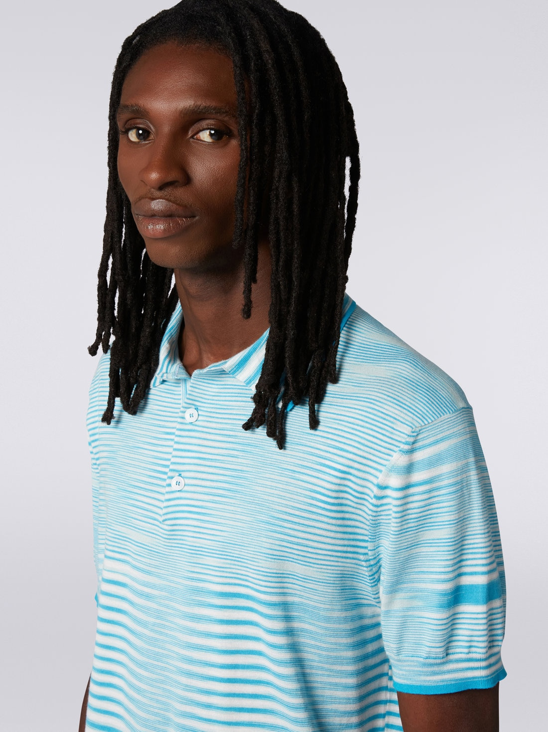 Slub cotton polo shirt - 5