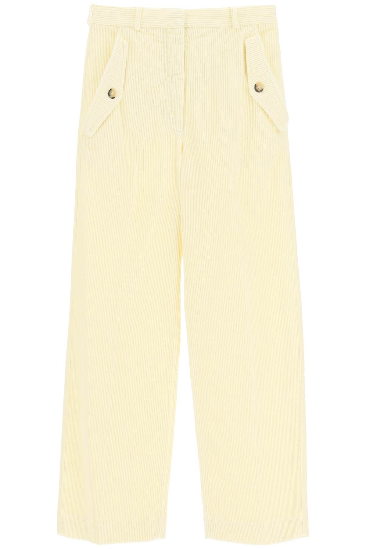 CROPPED CORDUROY TROUSERS - 1