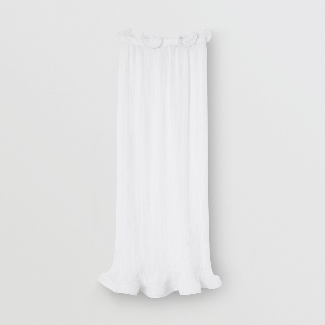 Ruffle Detail Chiffon Plissé Skirt - 4