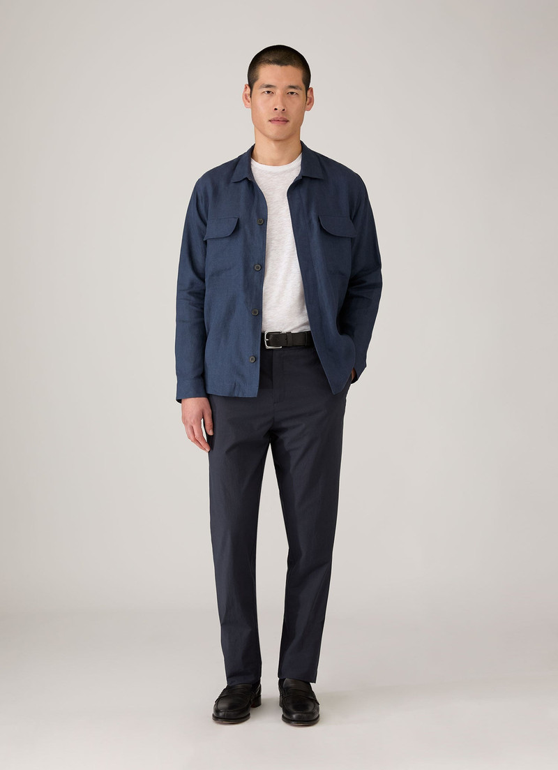Sunspel Linen Overshirt outlook