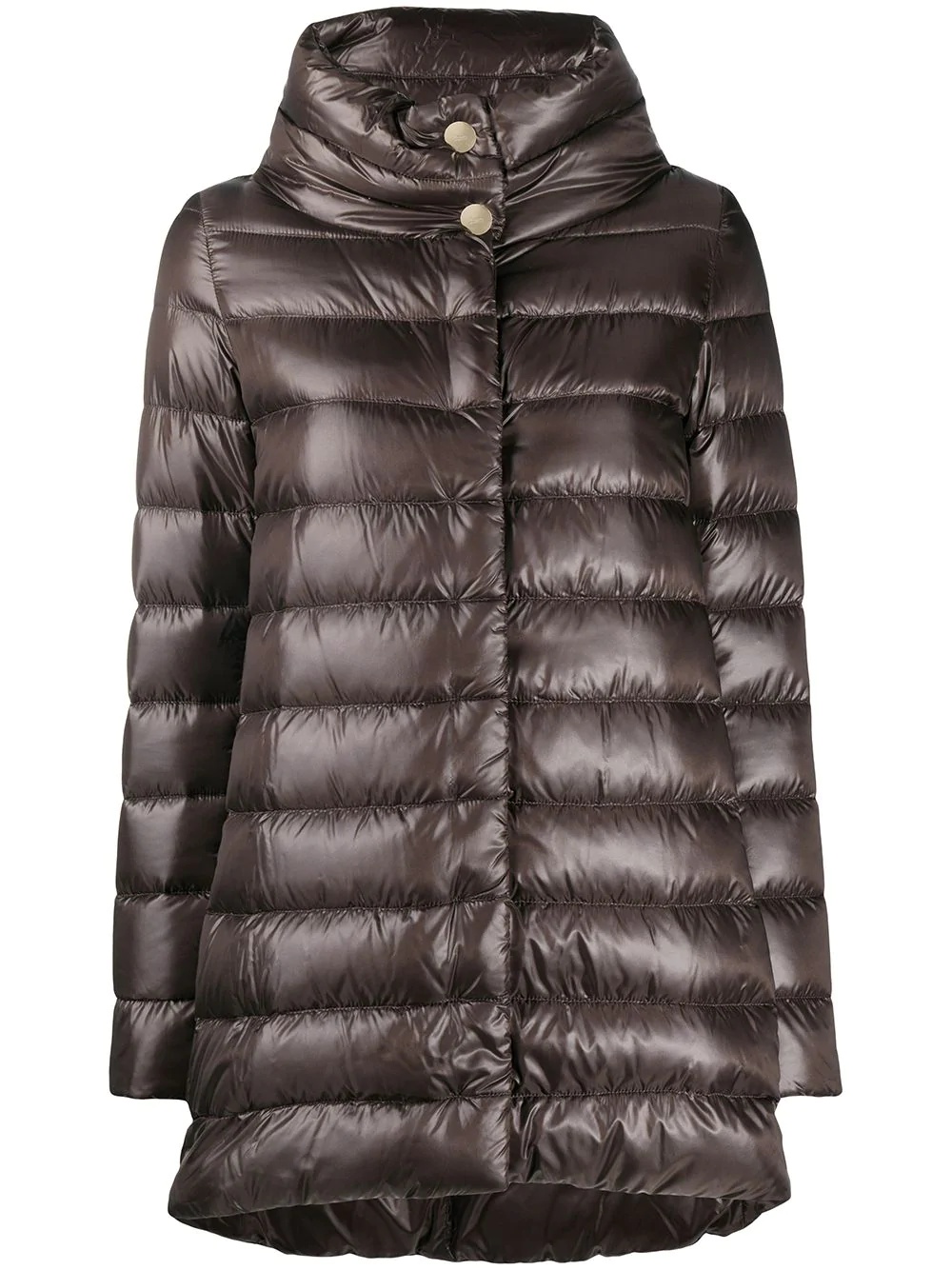 hooded padded coat - 1