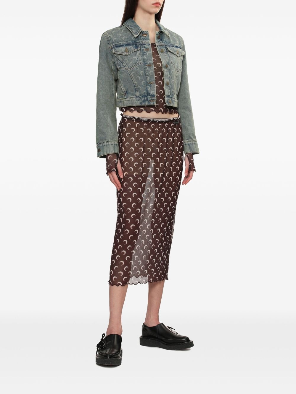 Moon Laser cropped jacket - 2