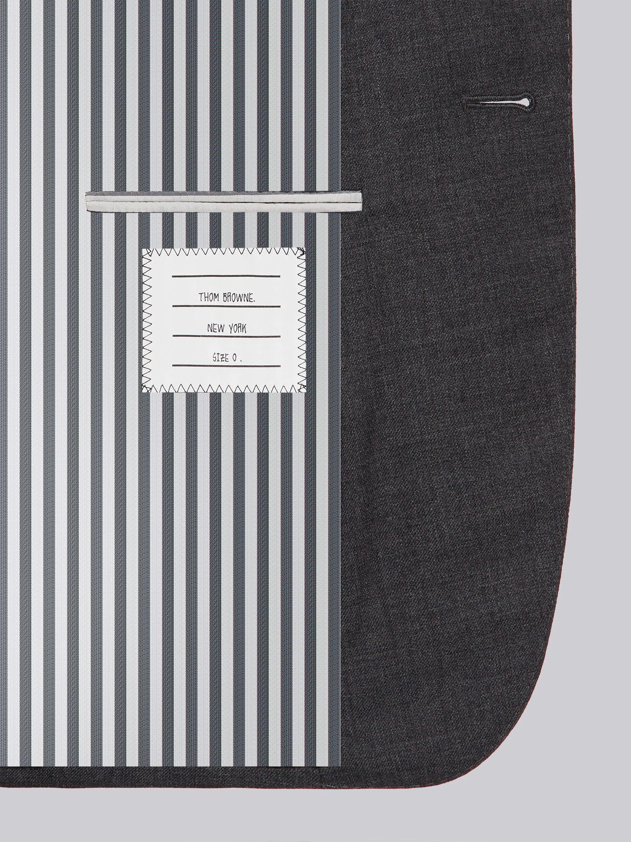 Dark Grey Stock Twill Wool Suit - 6