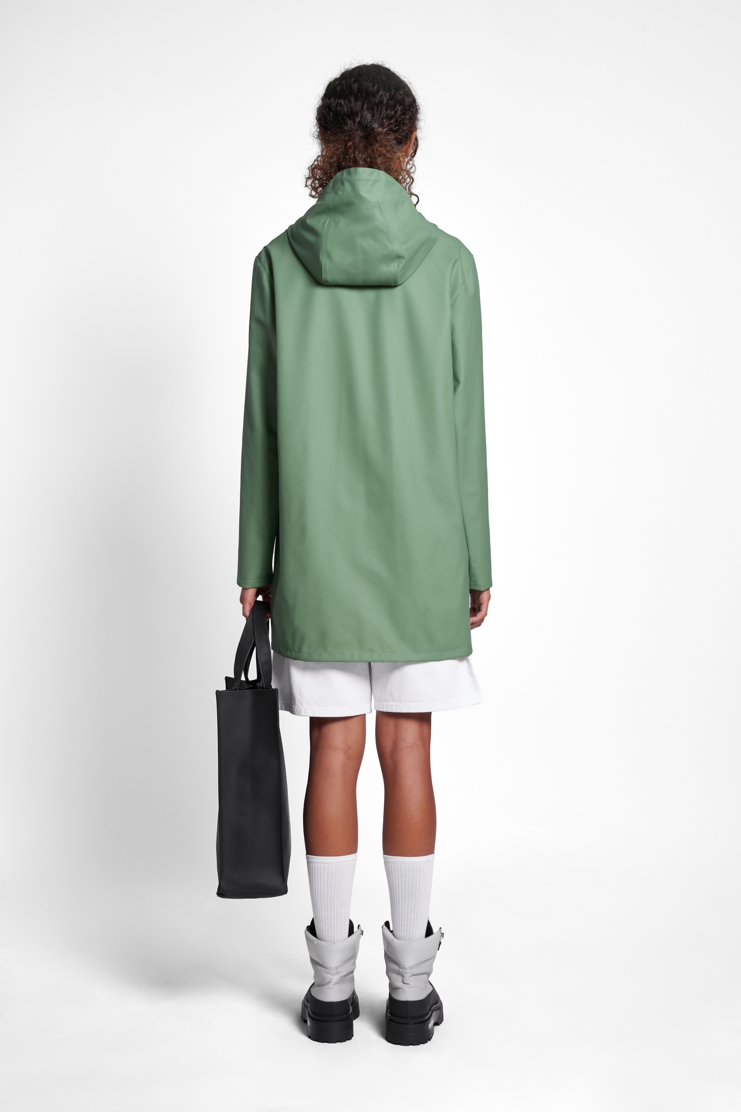 Stockholm Lightweight Raincoat Loden Green - 4