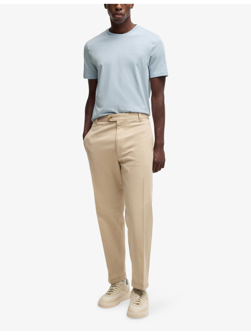 BOSS Logo-print regular-fit cotton T-shirt outlook