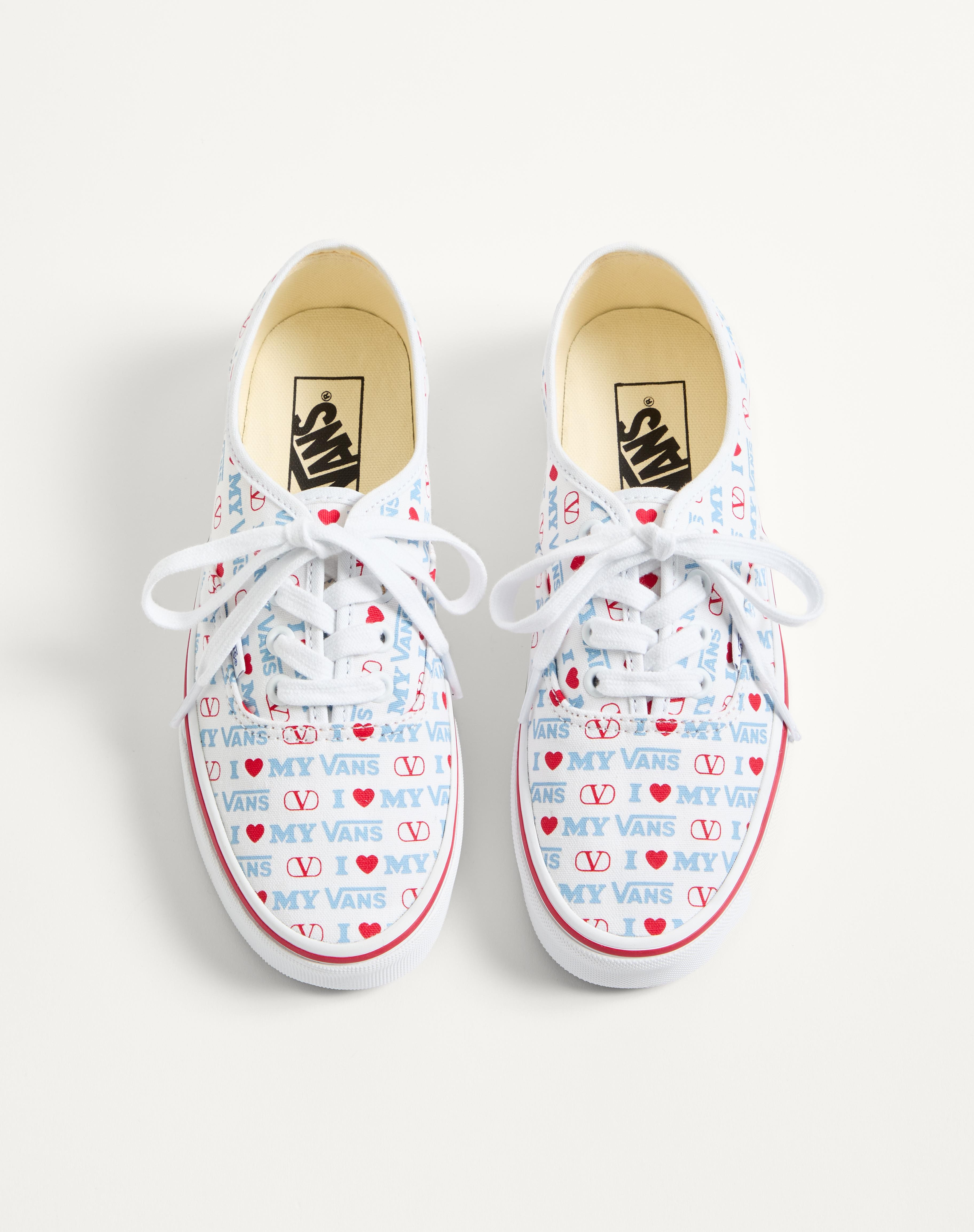 VALENTINO GARAVANI AND VANS LOW-TOP TRAINER IN VALENTINO VANS LOVE PRINT FABRIC - 5