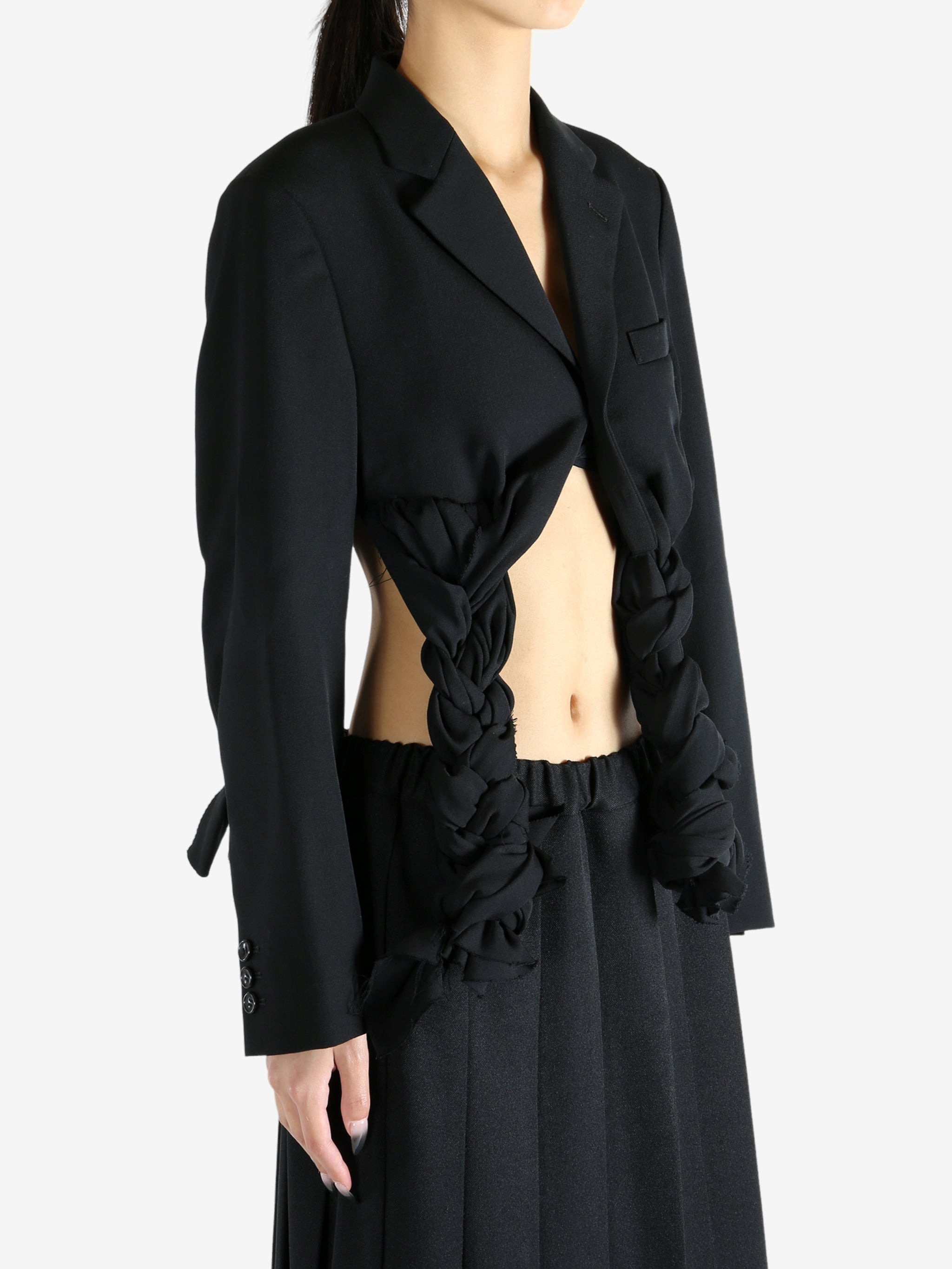 COMME DES GARCONS - Women Single Breasted Lapel Jacket - 2