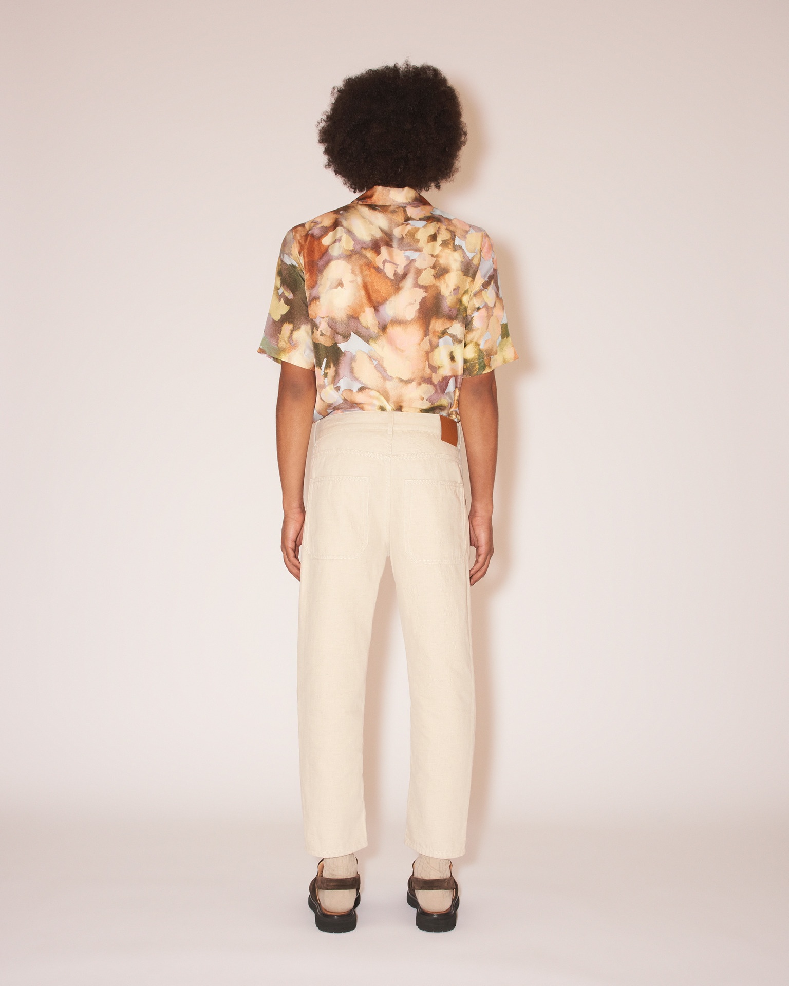 JASPER - Cropped straight-leg jeans - Natural - 3