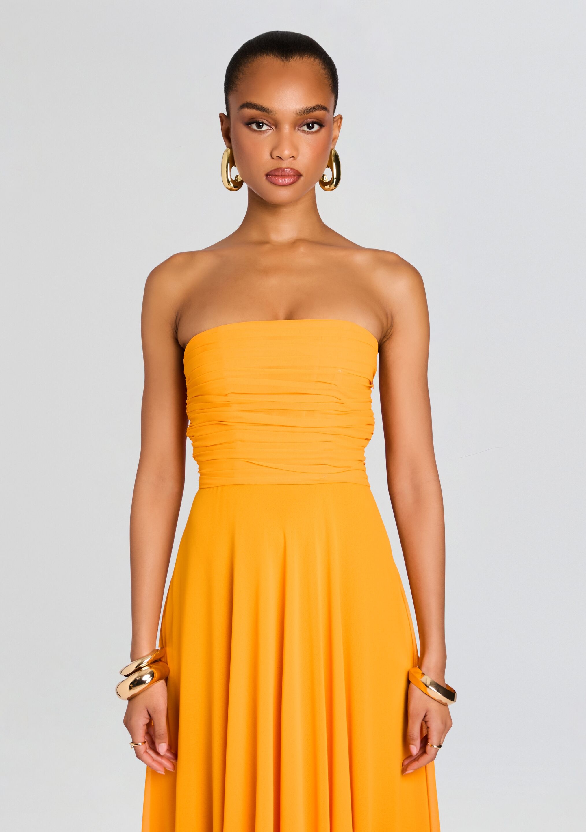 LOUISA CHIFFON DRESS - 5