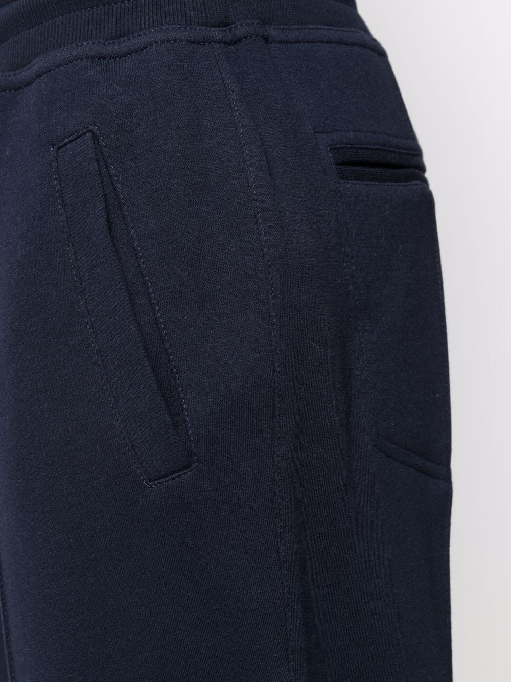 tapered-leg pintuck-detail track pants - 5