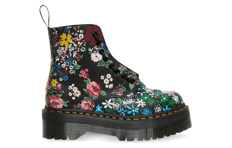 (WMNS) Dr. Martens Sinclair Jungle Mash Pascal Mid-Top Martin Boots Multicolor 27128001 - 2