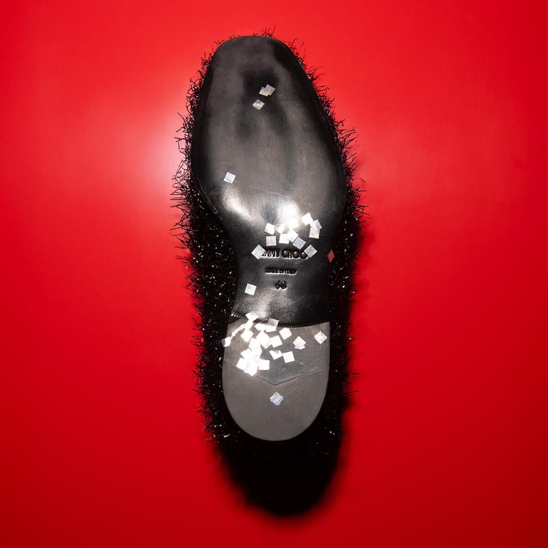 Foxley/M
Black Tinsel Loafers - 5