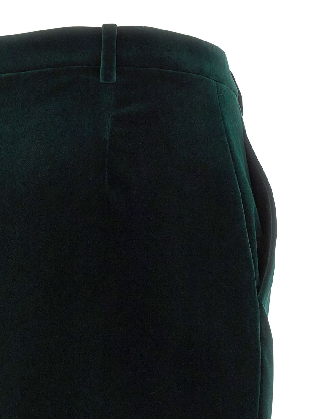 velvet midi skirt - 4