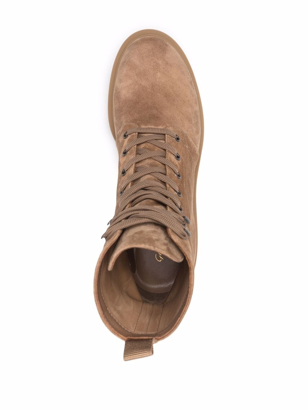 Foster 45mm suede lace-up boots - 4